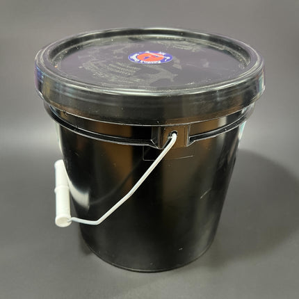 Gem mining bucket with mixed tumbled and rough stones and gem sand 1 gallon crystal dig kit Raven’s Cauldron Delaware Ohio