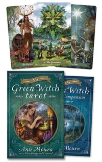 The Green Witch Tarot deck with guidebook and magnetic box set featuring nature-based tarot cards Raven's Cauldron, Delaware, OH