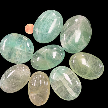 Green Fluorite Palm Stones, Raven's Cauldron, 6 N Sandusky St, Delaware, OH 43015