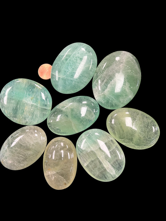 Green Fluorite Palm Stones, Raven's Cauldron, 6 N Sandusky St, Delaware, OH 43015