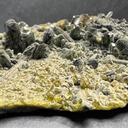 Green Garnet with Epidote raw crystal 42.4 grams natural healing stone Raven’s Cauldron , 6 N Sandusky St, Delaware, OH 43015