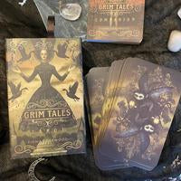 Grim Tales Tarot deck with dark fairy tale artwork and guidebook Raven's Cauldron, Delaware, OH