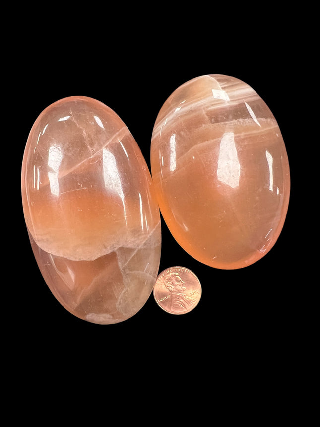 Honey Calcite Palm Stones, Raven's Cauldron, 6 N Sandusky St, Delaware, OH 43015