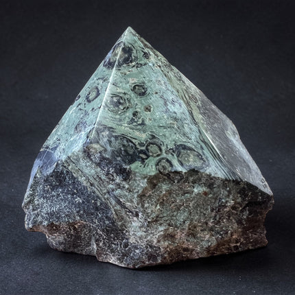 Kambaba Jasper semi-polished crystal point for grounding energy and meditation from Raven's Cauldron, 6 N Sandusky St, Delaware, OH 43015
