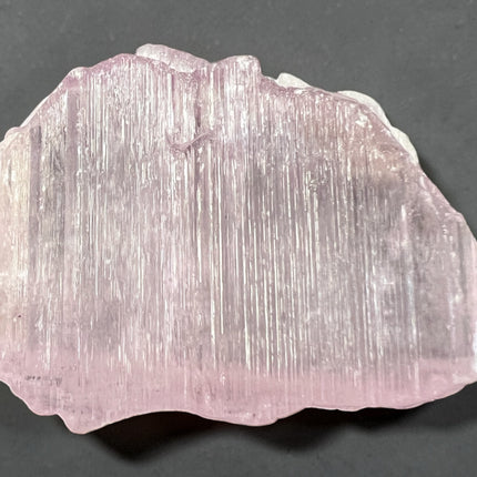 Natural Kunzite rough crystal 19.8 grams pink spodumene stone for emotional healing and heart chakra use from Raven’s Cauldron, 6 N Sandusky St, Delaware, OH 43015