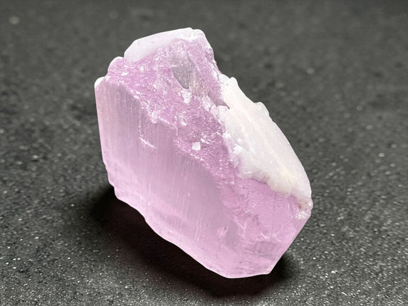 Natural Kunzite rough crystal 19.8 grams pink spodumene stone for emotional healing and heart chakra use from Raven’s Cauldron, 6 N Sandusky St, Delaware, OH 43015
