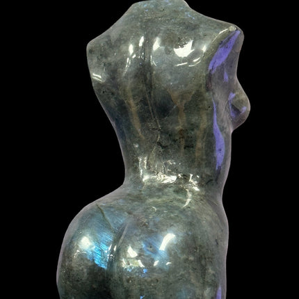Labradorite Female Body Form Labradorite - High Blue Flash - Ultra Rare - Raven's Cauldron