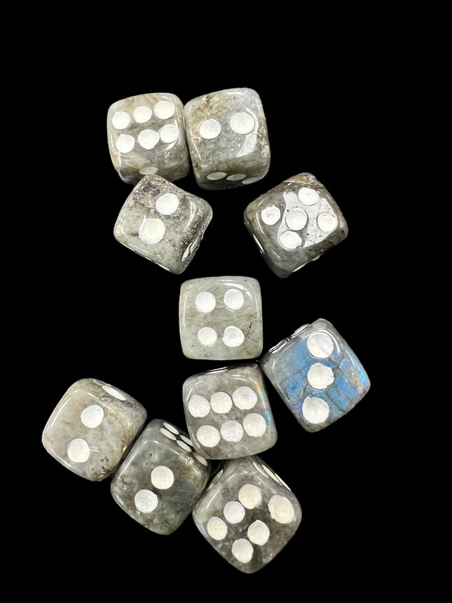 Labradorite_Dice_6_Sided_Dice_Raven’s_Cauldron_6_North_Sandusky_Street_Delaware_OH_43015
