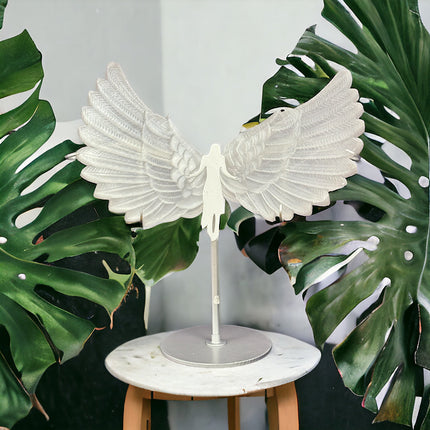 Large Selenite Wings - 12 Inch Wingspan - Raven's Cauldron