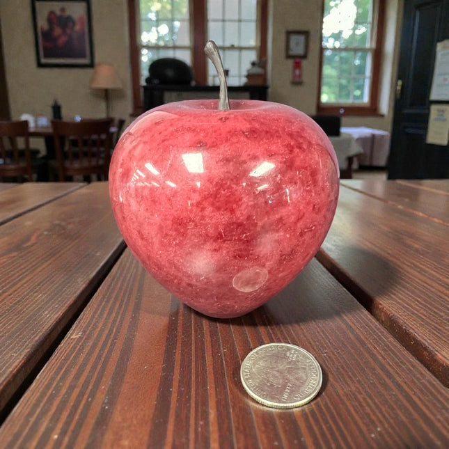 Red marble apple from Raven's Cauldron 6 North Sandusky St Delaware Ohio 43015