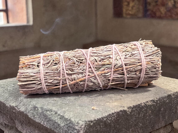 Lavender infused white sage smudge bundle 4 inch for energy cleansing and relaxation, Raven's Cauldron, 6 N Sandusky St, Delaware, OH