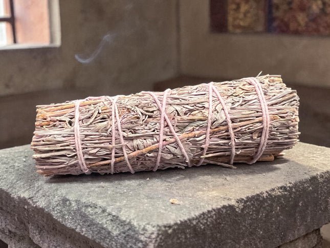 Lavender infused white sage smudge bundle 4 inch for energy cleansing and relaxation, Raven's Cauldron, 6 N Sandusky St, Delaware, OH