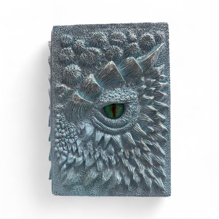 Dragon Eye Book Journal + Refill Insert | Handmade 3D Fantasy Notebook | Writing, Art & Sketch Journal