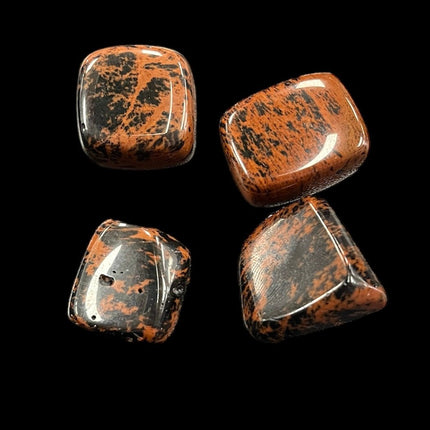 Mahogany Obsidian Tumble - Growth & Protection - Raven's Cauldron