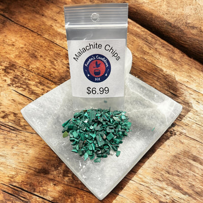 Malachite Gemstone Chips