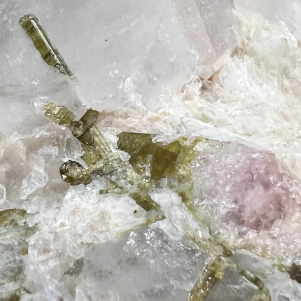 Multi-Colored Tourmaline from Raven's Cauldron, 6 N Sandusky St, Delaware, OH 43015