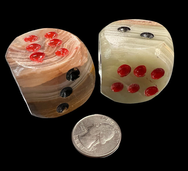 Mexican Onyx Dice - 6 Sided - Raven's Cauldron