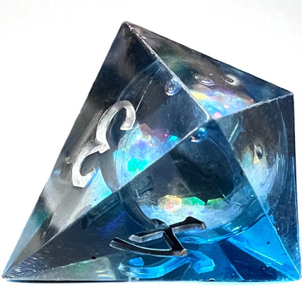 Midnight Blue Liquid Core Cosmos Dice Set, Raven's Cauldron, 6 N Sandusky St, Delaware, OH 43015
