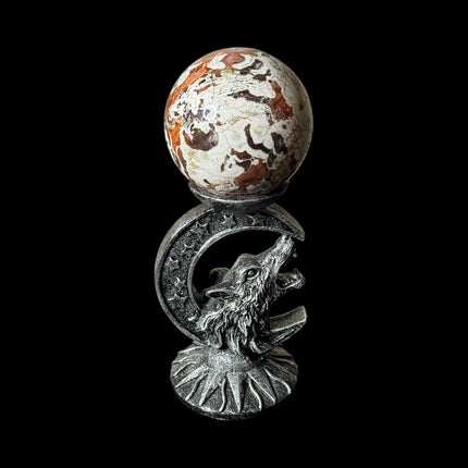 High-quality 470g Money Agate sphere for prosperity and wealth