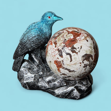 High-quality 470g Money Agate sphere for prosperity and wealth