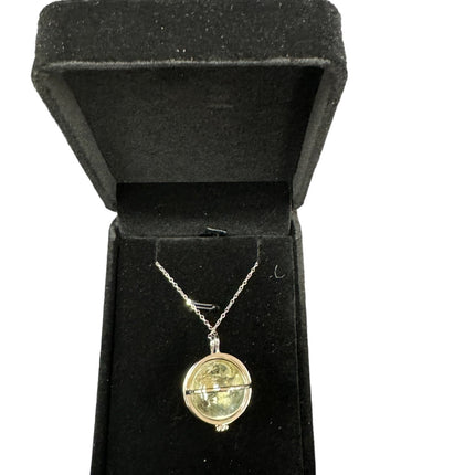 Natural Citrine Crystal Pendant, Silver 925 Necklace - Raven's Cauldron