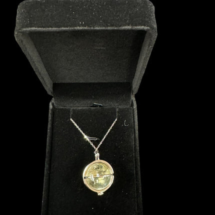 Natural Citrine Crystal Pendant, Silver 925 Necklace - Raven's Cauldron