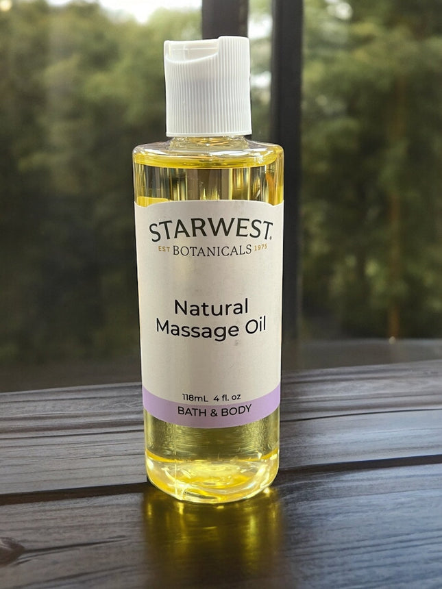 Natural Massage Oil - 4 fl. oz. - Aromatherapy - Raven's Cauldron