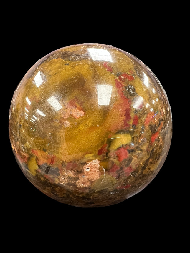 Ocean Jasper Sphere 589 grams, Raven's Cauldron, 6 N Sandusky St, Delaware, OH 43015