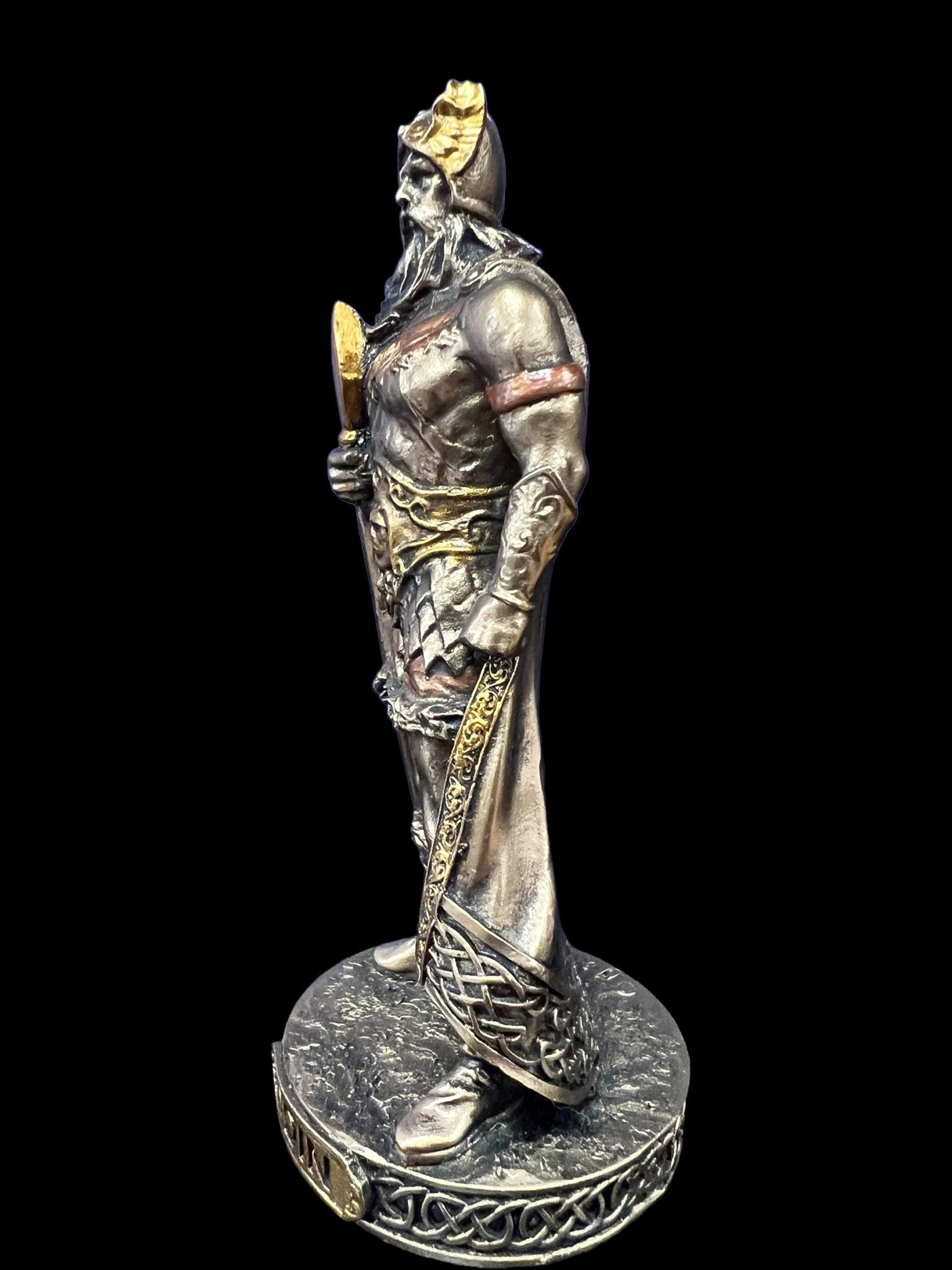 Veronese Odinbuste Odin met raven Hugin en Munin gebronst 23 cm figuur sculptuur Veronese Odinbuste Odin met raven Hugin en Munin gebronst 23 cm figuur sculptuur