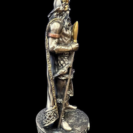 Odin, Norse God, the All-Father, Miniature Statue by Veronese Design - Raven's Cauldron