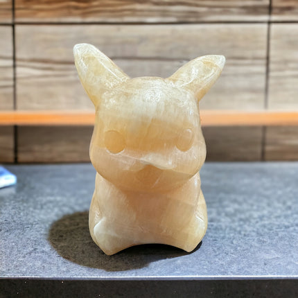 Orange Calcite Pikachu - 5 Inch - Raven's Cauldron