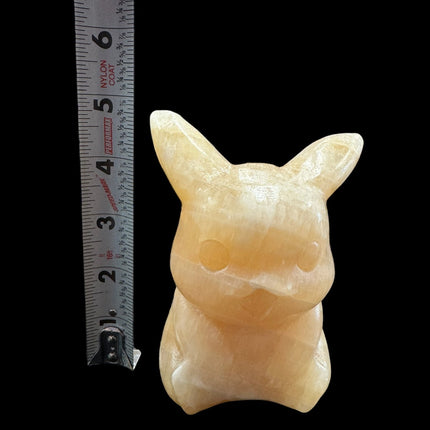 Orange Calcite Pikachu - 5 Inch - Raven's Cauldron