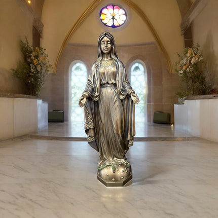 Our Lady of Grace Virgin Mary Statue by Veronese Design - Raven's Cauldron