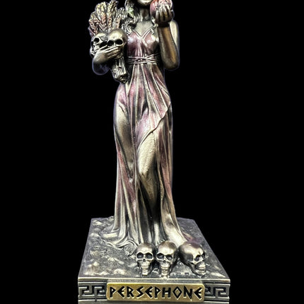 Persephone, Greek Goddess of the Underworld and Spring, Miniature Statue by Veronese Design - Raven's Cauldron