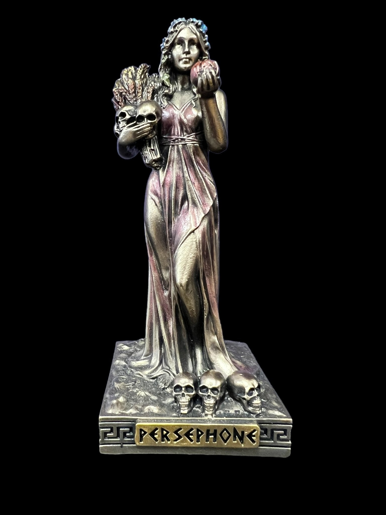 Veronese Design Hebe Greek Goddess Miniature Figurine - 3.5 Inch Hand Painted Bronze Resin Statue