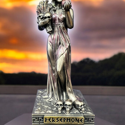 Persephone, Greek Goddess of the Underworld and Spring, Miniature Statue by Veronese Design - Raven's Cauldron