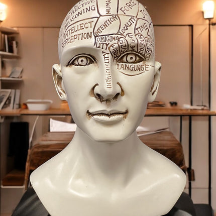 Phrenology_Head_Statue_Ravens_Cauldron_6_North_Sandusky_Street_Delaware_Ohio_43015