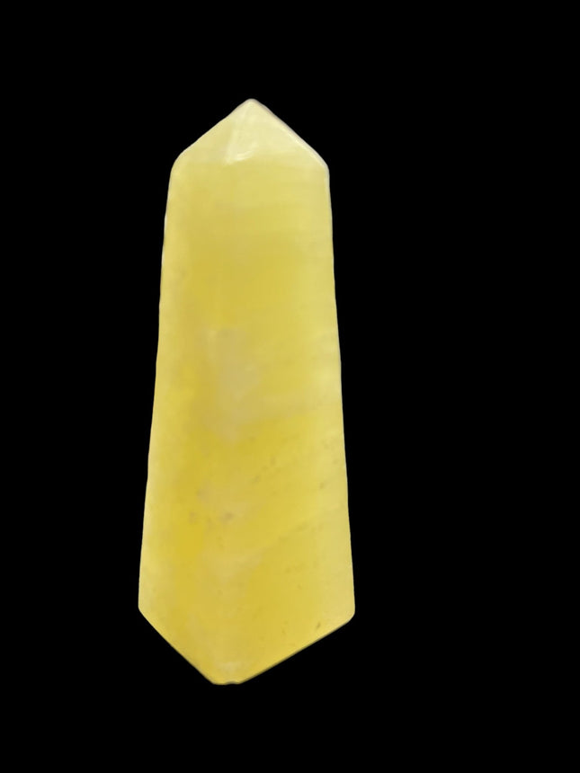 Pineapple Calcite Tower - Faceted - Raven's Cauldron