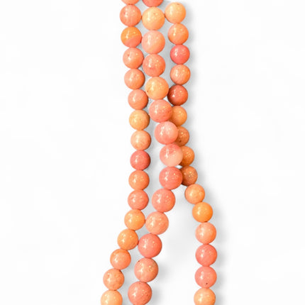Pink Tourmaline 6mm Bead Strand – 14" Natural Crystal Beads for Jewelry Making & Heart Healing