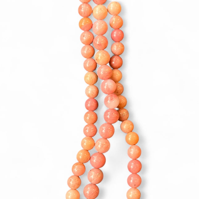 Pink Tourmaline 6mm Bead Strand – 14" Natural Crystal Beads for Jewelry Making & Heart Healing