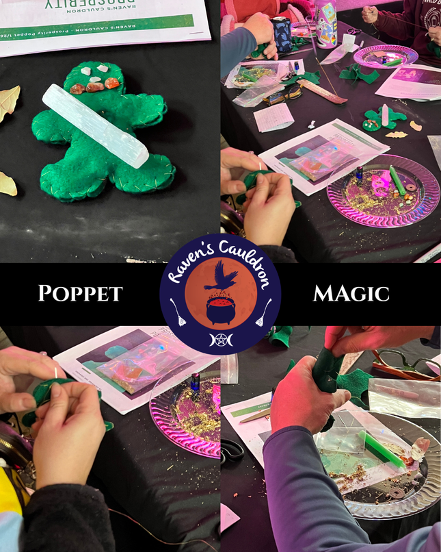 poppet crafting event workshop raven's cauldron 6 n sandusky st delaware, oh 43015