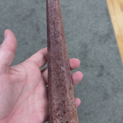 Large Strawberry Quartz Obelisk - 10 Inches Tall - 6 N Sandusky St. Delaware, OH  43015