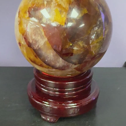 Museum Quality Golden Healer Quartz Sphere – 7 pounds 7-inch diameter - High Quality – 6 N Sandusky St.  Delaware, OH. 43015
