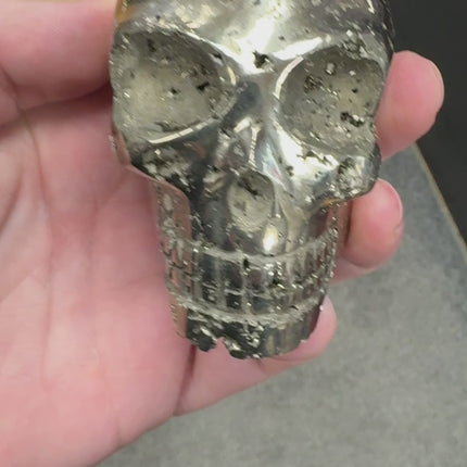Large High Quality Pyrite Skull – over 1-Pound and 4 inches tall Raven’s Cauldron 6 N Sandusky St. Delaware, OH. 43015