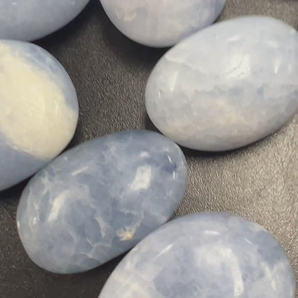 Blue Calcite Palm Stones, Raven's Cauldron, 6 N Sandusky St, Delaware, OH 43015