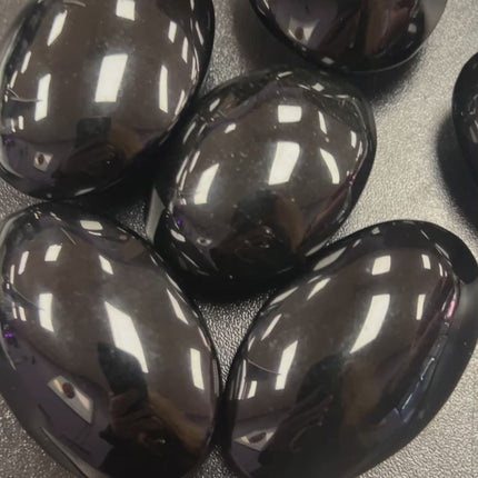 Black Obsidian Palm Stones, Raven's Cauldron, 6 N Sandusky St, Delaware, OH 43015