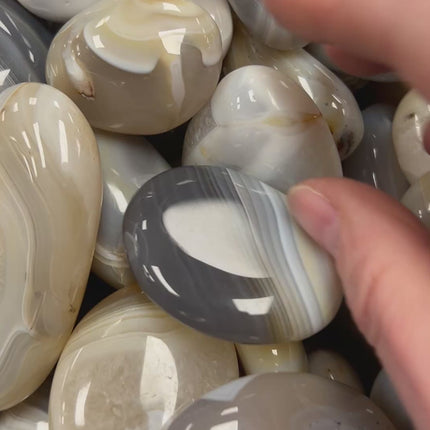 Banded Agate Palm Stone, Raven's Cauldron, 6 N. Sandusky St, Delaware, OH 43015