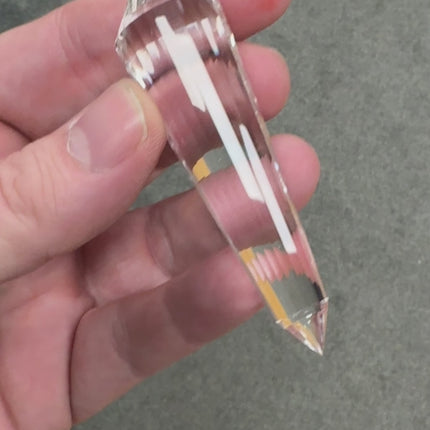 Clear Quartz Vogel Crystal - 3 inches high quality - 6 N Sandusky St.Delaware, OH.43015