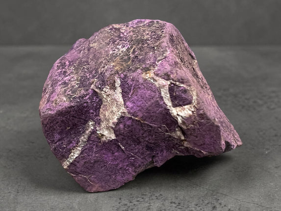Purpurite natural rough crystal specimen 93 grams deep purple stone Raven’s Cauldron Delaware Ohio