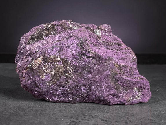 Purpurite natural rough crystal specimen 116 grams purple stone for intuition and spiritual growth Raven’s Cauldron Delaware Ohio